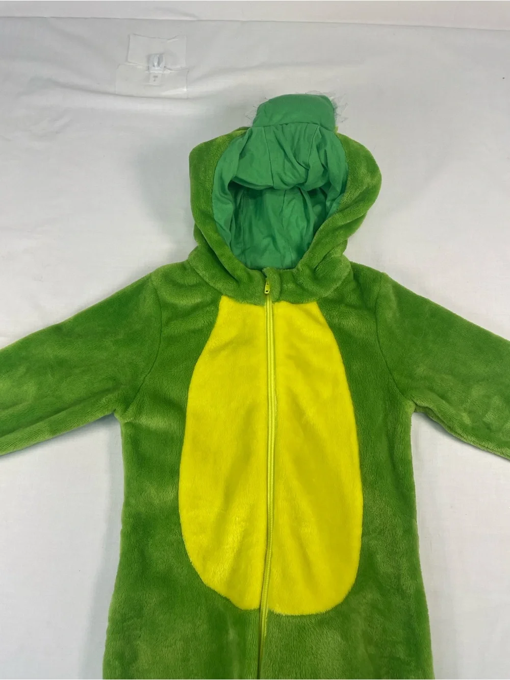 Toddler Dinosaur one piece fleece costume cuffs tail